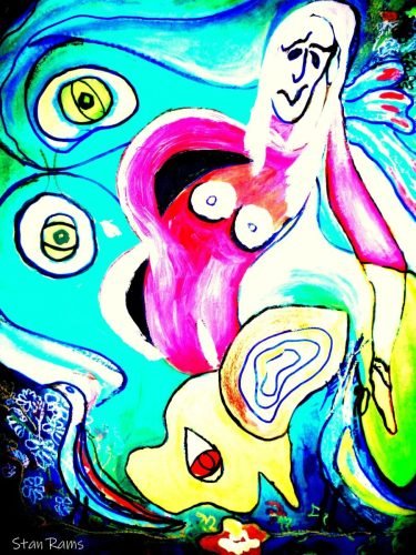 Cobra-s-Love-acryl-on-canvas-Stan-Rams-2012