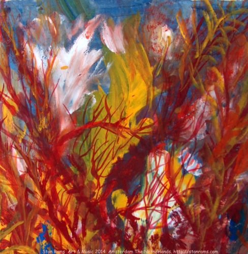 Deep Inside  Aquarel Stan Rams 2001 periode De Baak The Netherlands