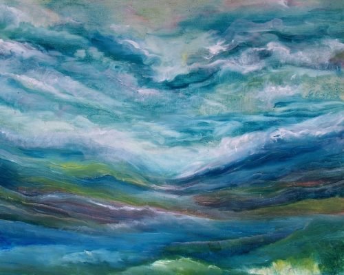 landshape oil on canvas stan rams