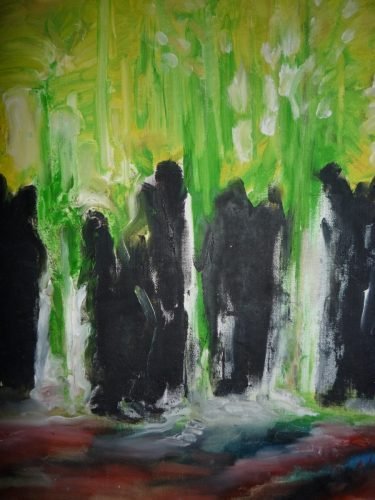 departure   oilpainting stan rams