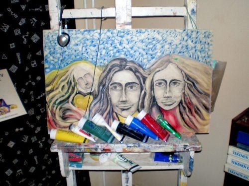 OLYMPUS DIGITAL oilpainting stan rams