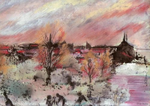 Winter-theme- oilpainting stan rams